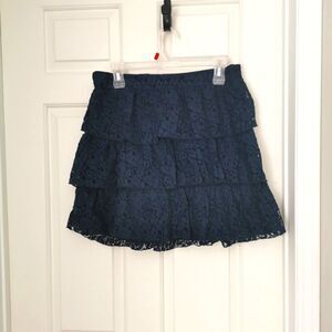 Maurices lace tiered skirt size m